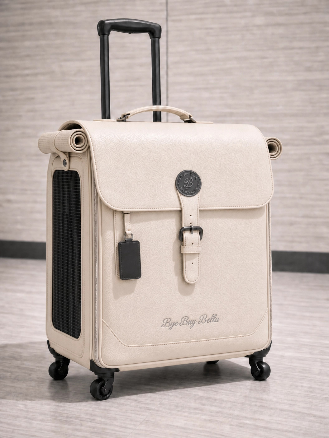 Signature carrier in cream, full silhouette